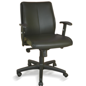 Leather Employee Chair code 202 - كرسي موظف جلد كود 202