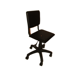 Ideal Leather Employee Office Chair-كرسي موظف جلد ايديال متحرك