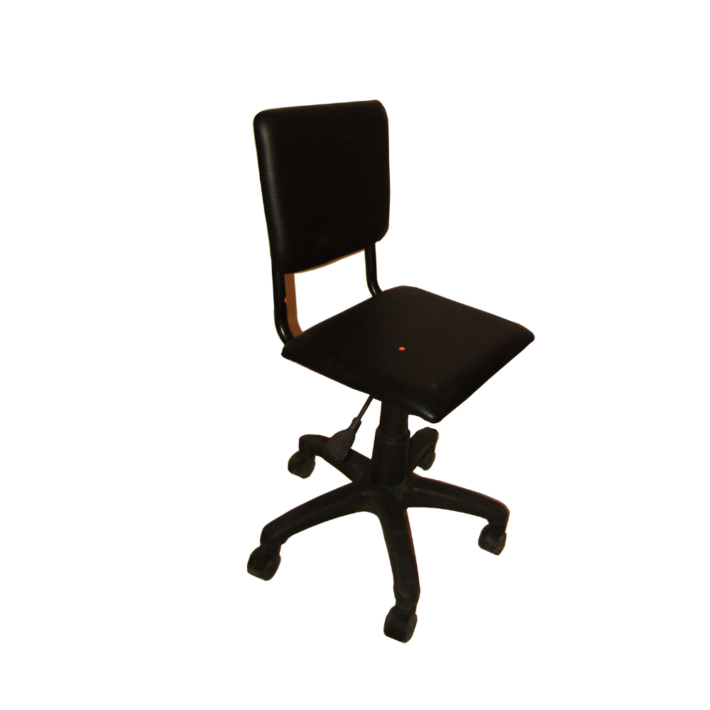 Ideal Leather Employee Office Chair-كرسي موظف جلد ايديال متحرك