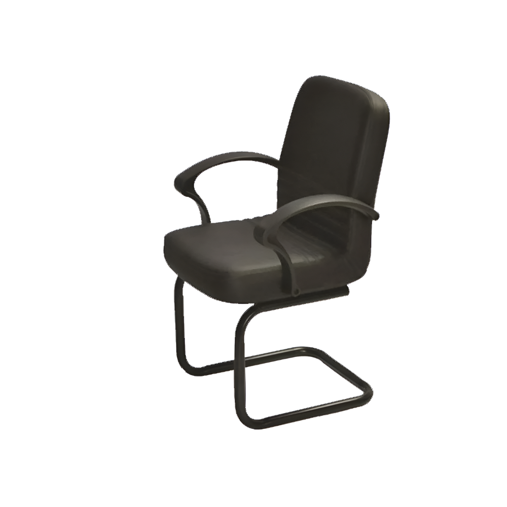 Swan Leather Waiting Chair - كرسي انتظار